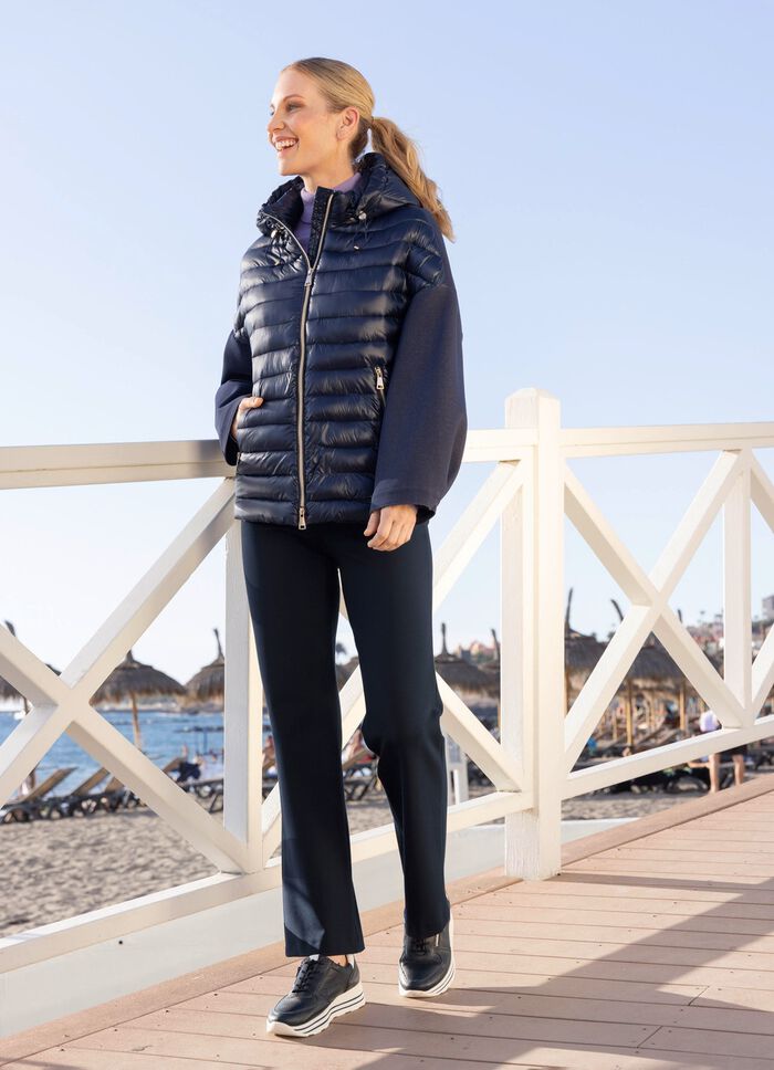 Jasje in trendy materiaalmix 