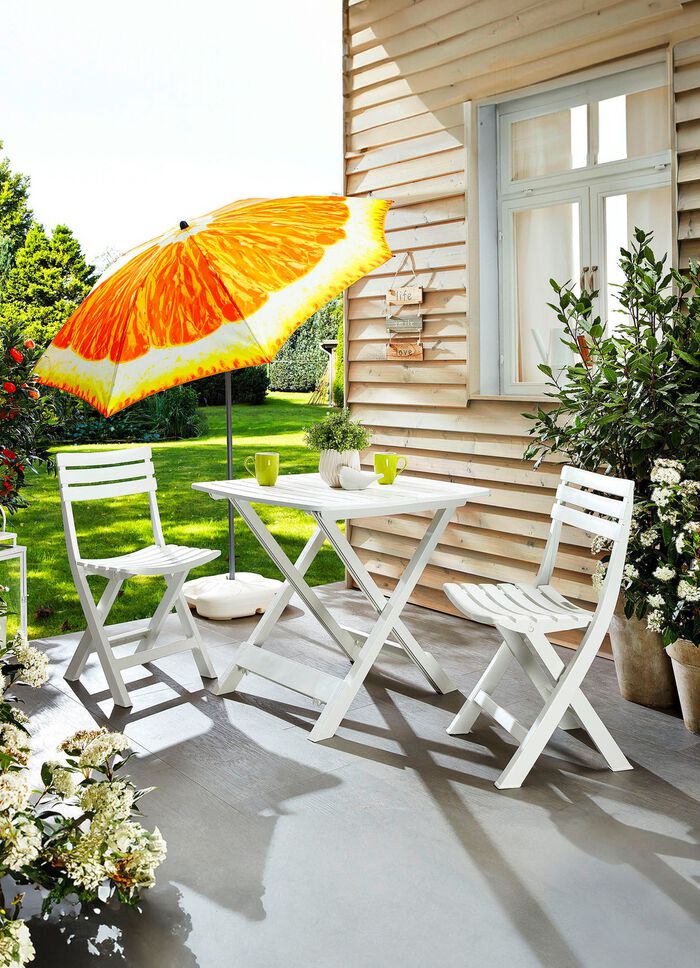 UV-bestendige balkonset, 3-delig 