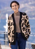 Cardigan met een pluizig gevoel 