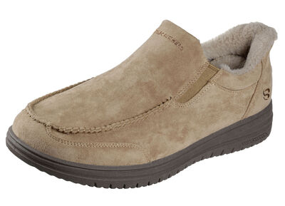 SKECHERS, comfortabele herenpantoffels, met voorgevormde instaphak 
