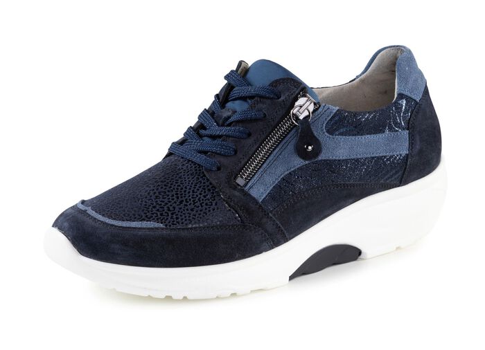 Waldl&auml;ufer veterschoen met de beste afrolfunctie BLAUW