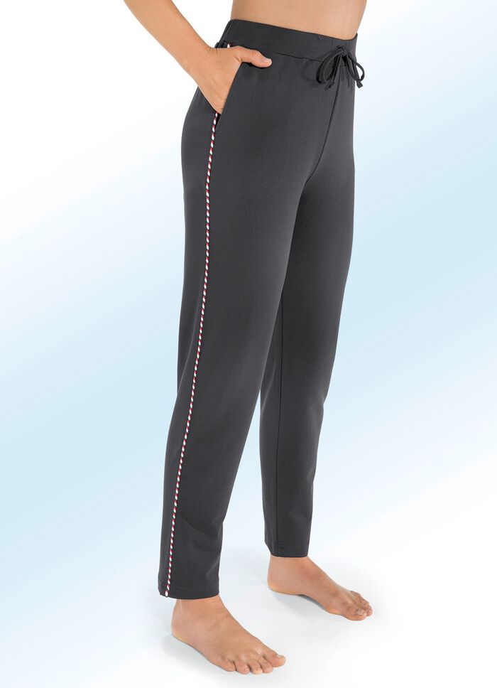 Broek met trekkoord ANTRACIET