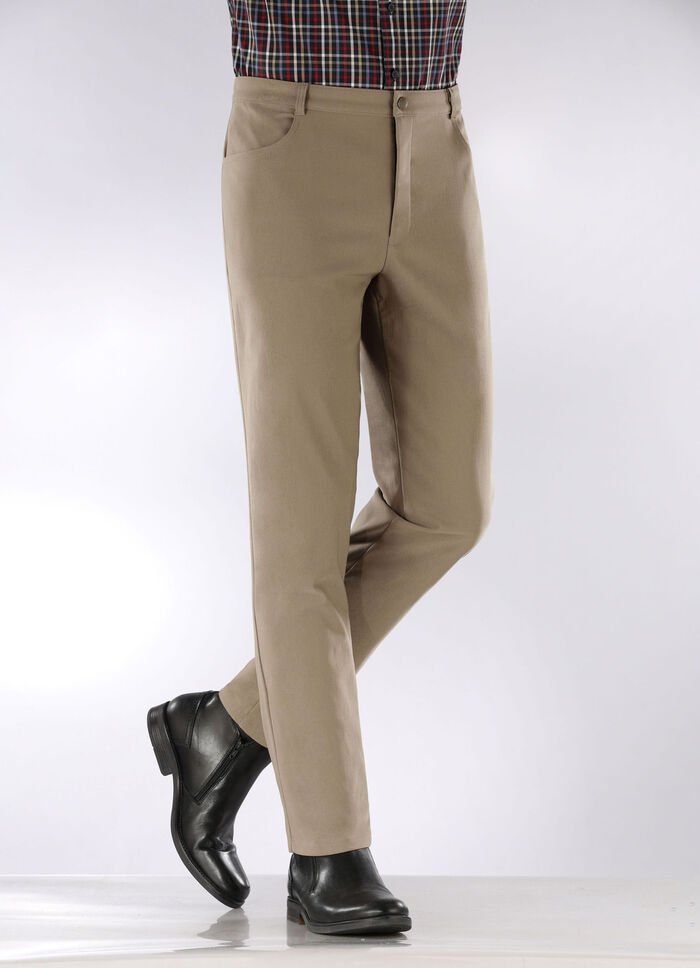 Perfecte thermobroek van "Klaus Modelle" in 3 kleuren ZANDBRUIN