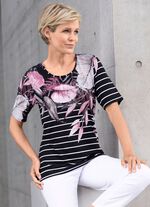 Shirt met versiering van plaatjes 