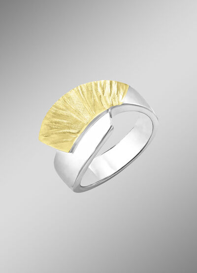 Expressieve damesring 