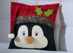 Kussensloop "Kerstpingu&iuml;n" 