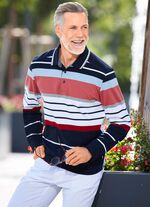 Poloshirt met elastische manchetten 