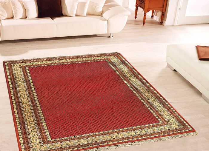 Bruggen en tapijten gemaakt van 100% scheerwol 