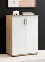 Moderne, combinatiesterke ladekast EIKENHOUT-WIT