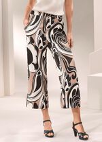 Broek met voetbandjes met stretch-boord 