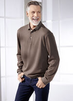 Poloshirt in 3 kleuren NOUGAT