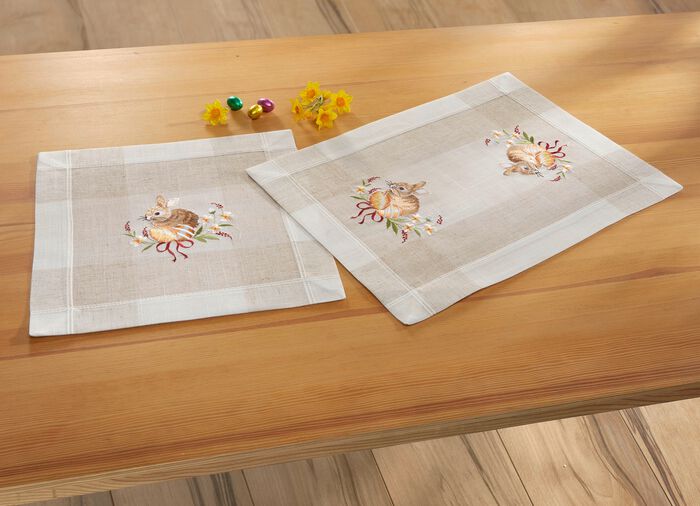 Tafel- en kamerdecoratie in linnenlook 