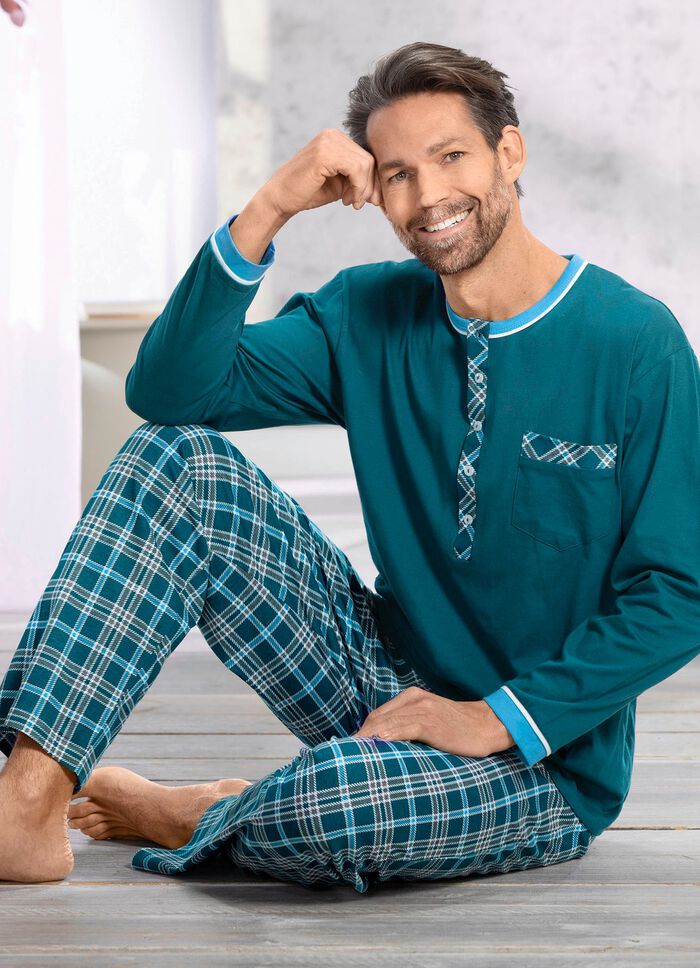 Pyjama met knoopjes aan de voorkant 