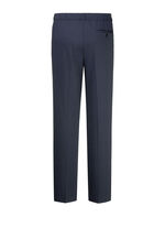 Superstretch slip-on broek “Klaus Models” in 4 kleuren MARINE GEMÊLEERD