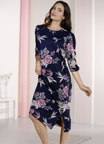 Laurina nachthemd met zijsplit 