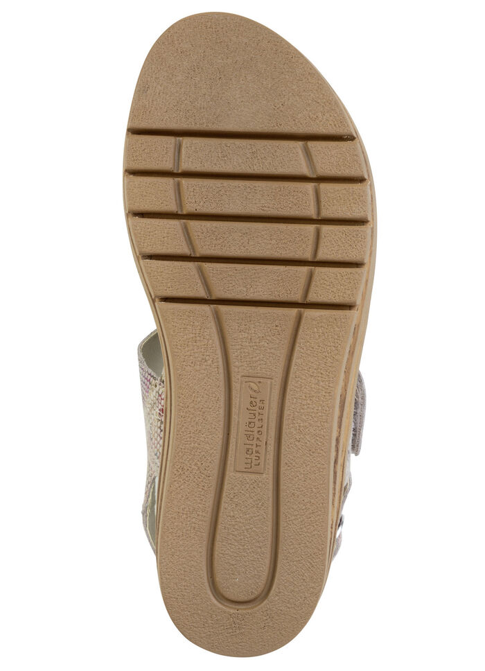 Waldl&auml;ufer, comfortabele damessandalen, breedte K, met uitneembaar voetbed ROS&Eacute;-BUNT