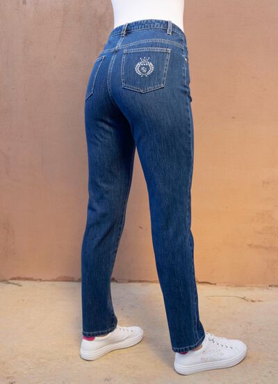 Luxe jeans in 5-pocket-model 