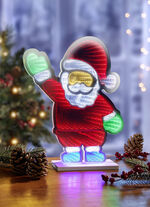 LED Kerstman van kunststof