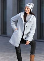 Jas met vaste capuchon 