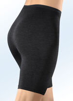 Sylvia Speidel set van twee lange broeken met viscose 1X GRIJS GEMÊLEERD, 1X ZWART