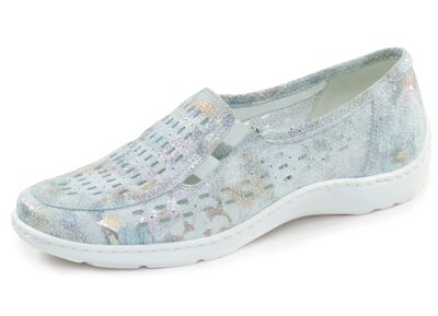 Waldl&auml;ufer, zomerpantoffels voor dames, breedte H, met uitneembaar voetbed 