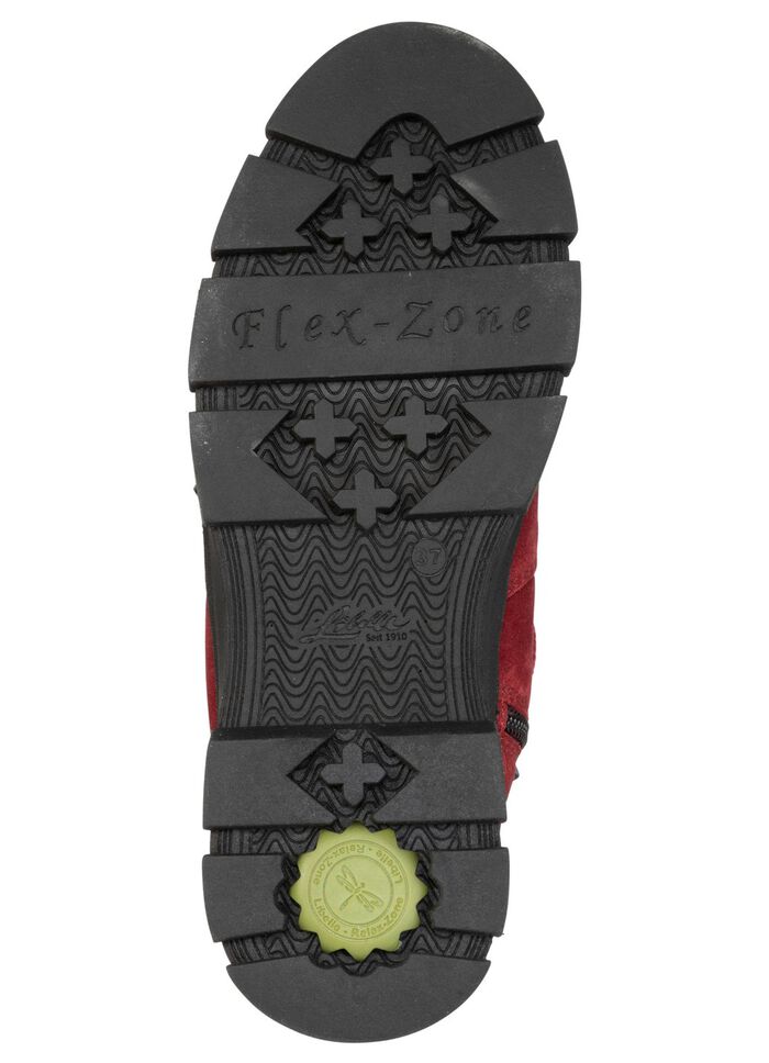 ELENA EDEN, warme dameslaarzen, winterschoenen, breedte H, met uitneembaar voetbed ROBIJNROOD