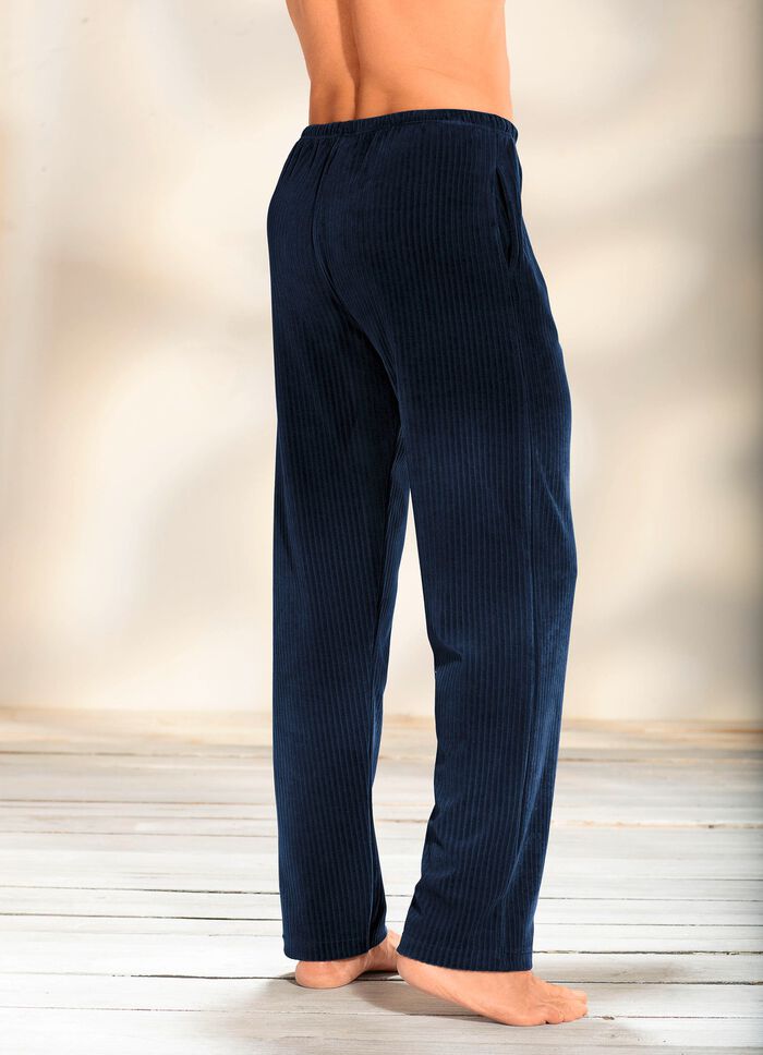 Broek met comfortabele elastische tailleband rondom in 2 kleuren 