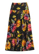 Rok met kleurrijke print 