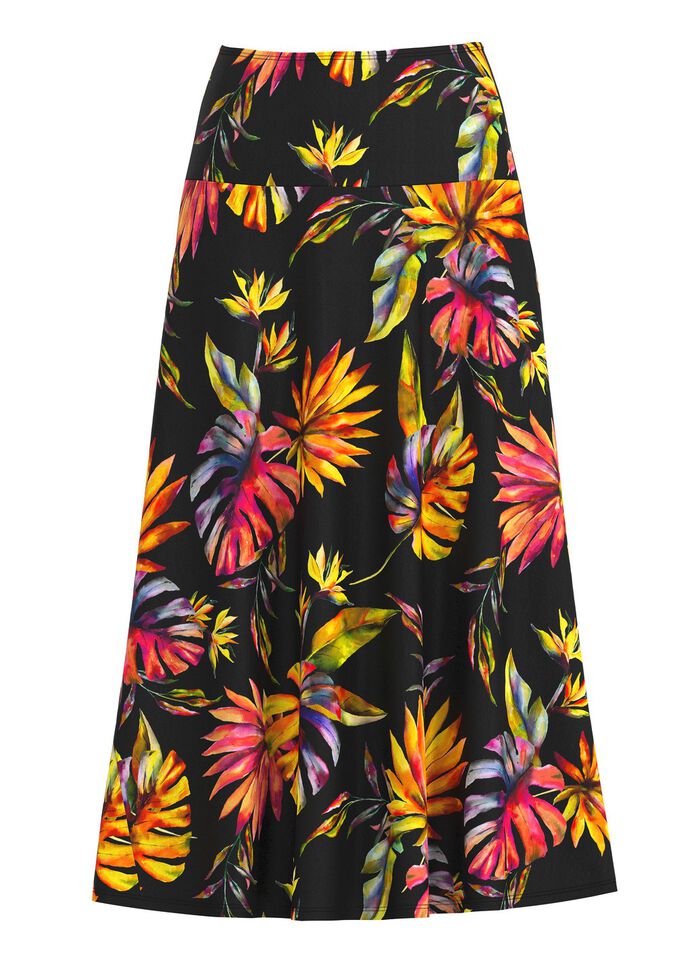 Rok met kleurrijke print 