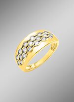 Edele damesring met diamanten 