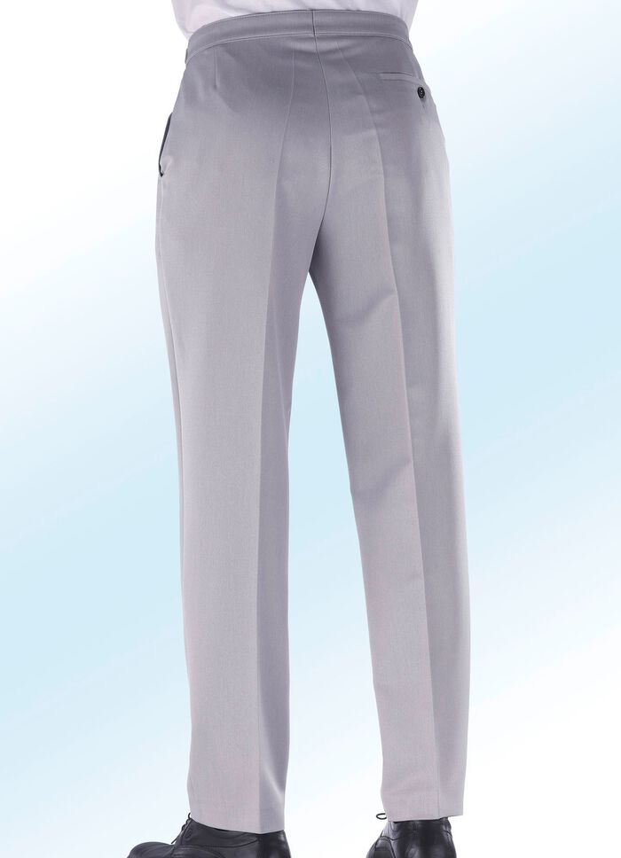 Comfortabele broek met verstelbare tailleband en zijzakken 