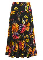 Rok met kleurrijke print 