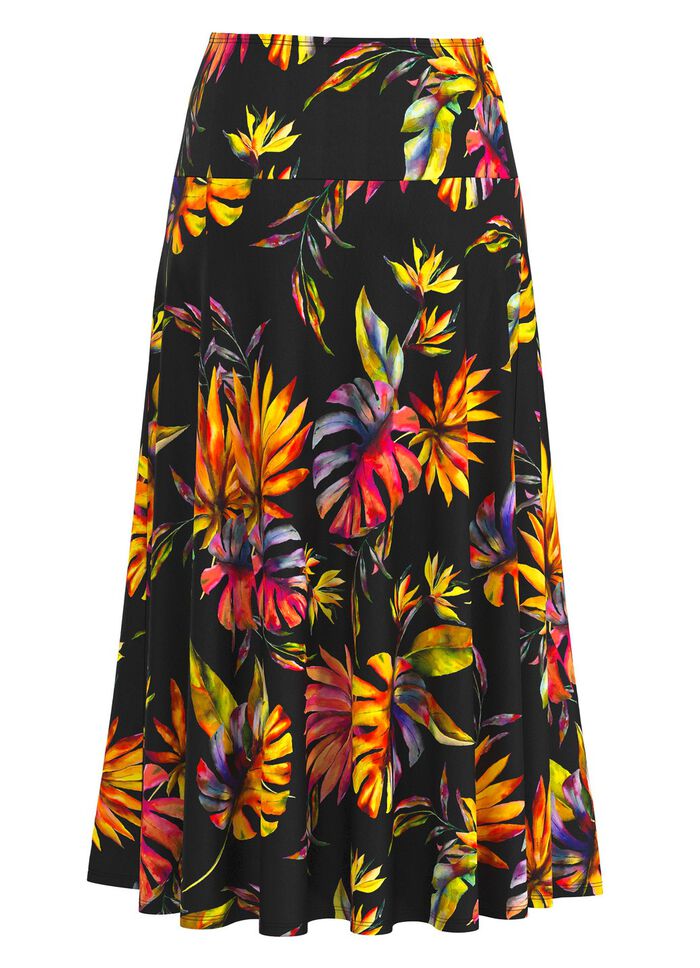 Rok met kleurrijke print 