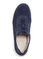 ELENA EDEN sneakers van fijn suède MARINE