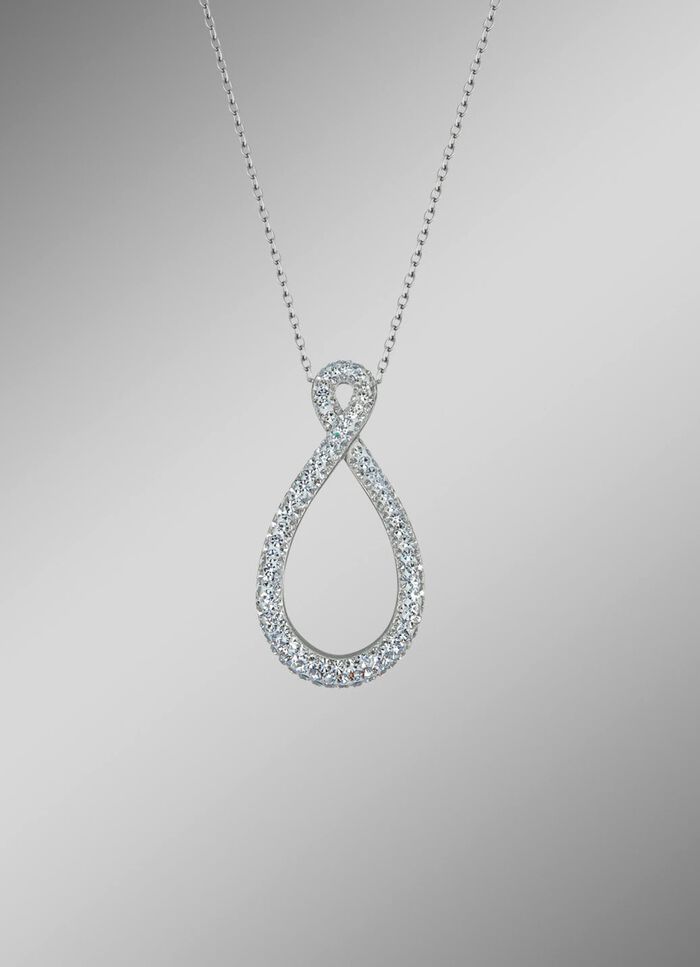 Stralende metgezel: hanger met fonkelende kristallen 