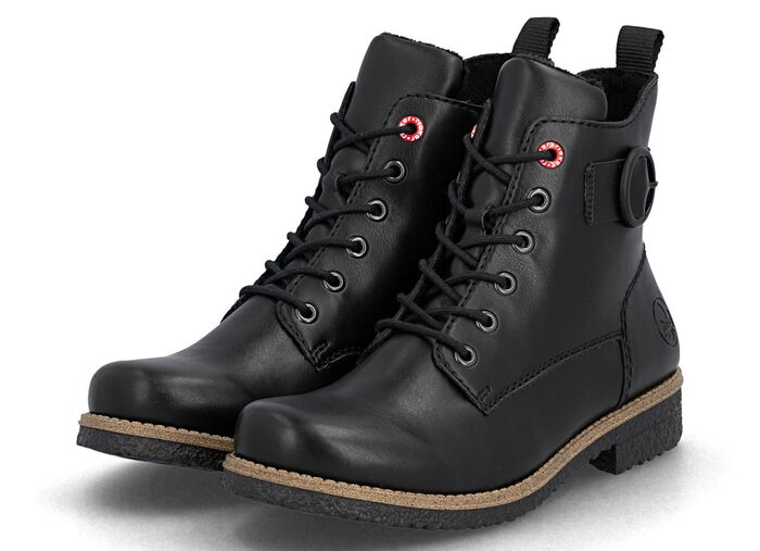 Rieker, klassieke dames enkellaarsjes, met rits 