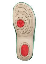 Laurina pantoffels met slimme klinknagels CARIBISCH GROEN