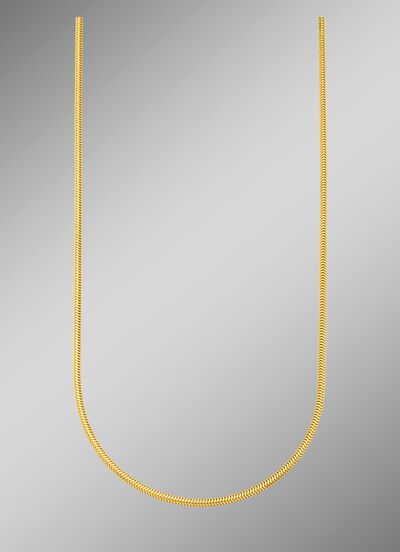 Machinaal gegraveerde slangenketting 