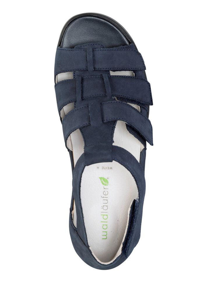 Waldl&auml;ufer, comfortabele damessandalen, breedte H, met uitneembaar voetbed MARINE