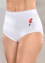 Set van vijf bloemenslipjes 