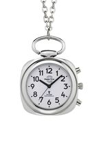 Radiogestuurde hangklok met spreektijdaankondiging met &eacute;&eacute;n druk op de knop 