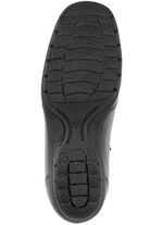 ELENA EDEN, gevoerde dameslaarzen, winterschoenen, breedte H, met lamsvacht ZWART-BORDEAUX