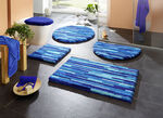 Badmattenset met antislip-onderkant BLAUW