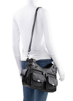 Laurina tas van volledig rundleer in nappaleer 