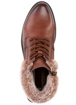 ELENA EDEN, gevoerde dames enkellaarsjes, winterschoenen, breedte G, met uitneembaar voetbed 