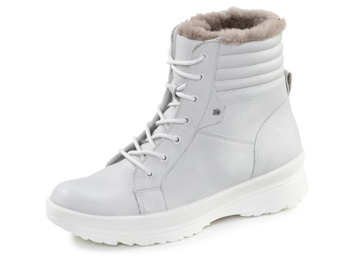 Veterlaarsjes van echt lamsleer 