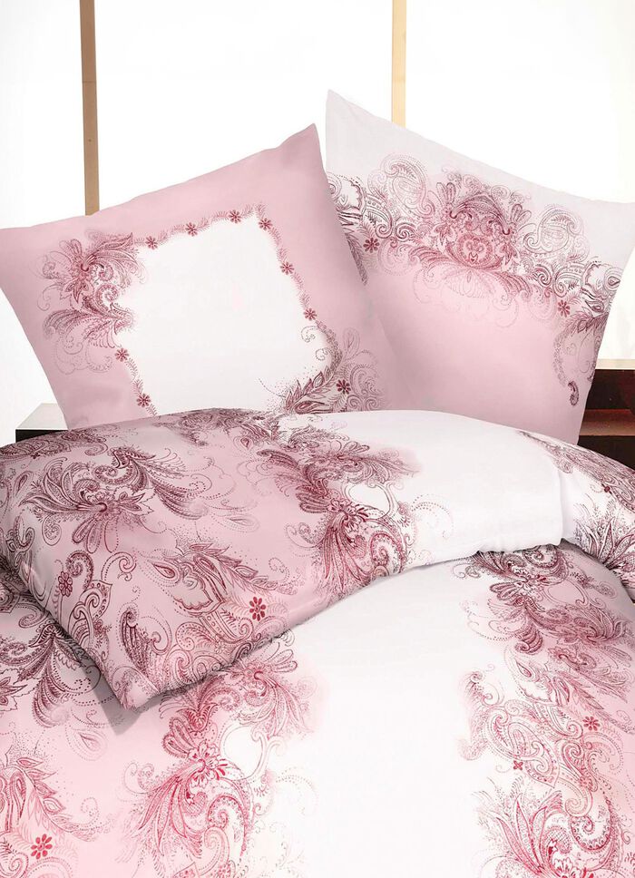 Gemakkelijk te strijken beddengoedset met ritssluiting 