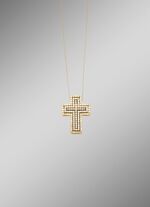 Kruishanger met diamanten 