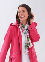 Sjaal met een verfijnd fruitdessin 