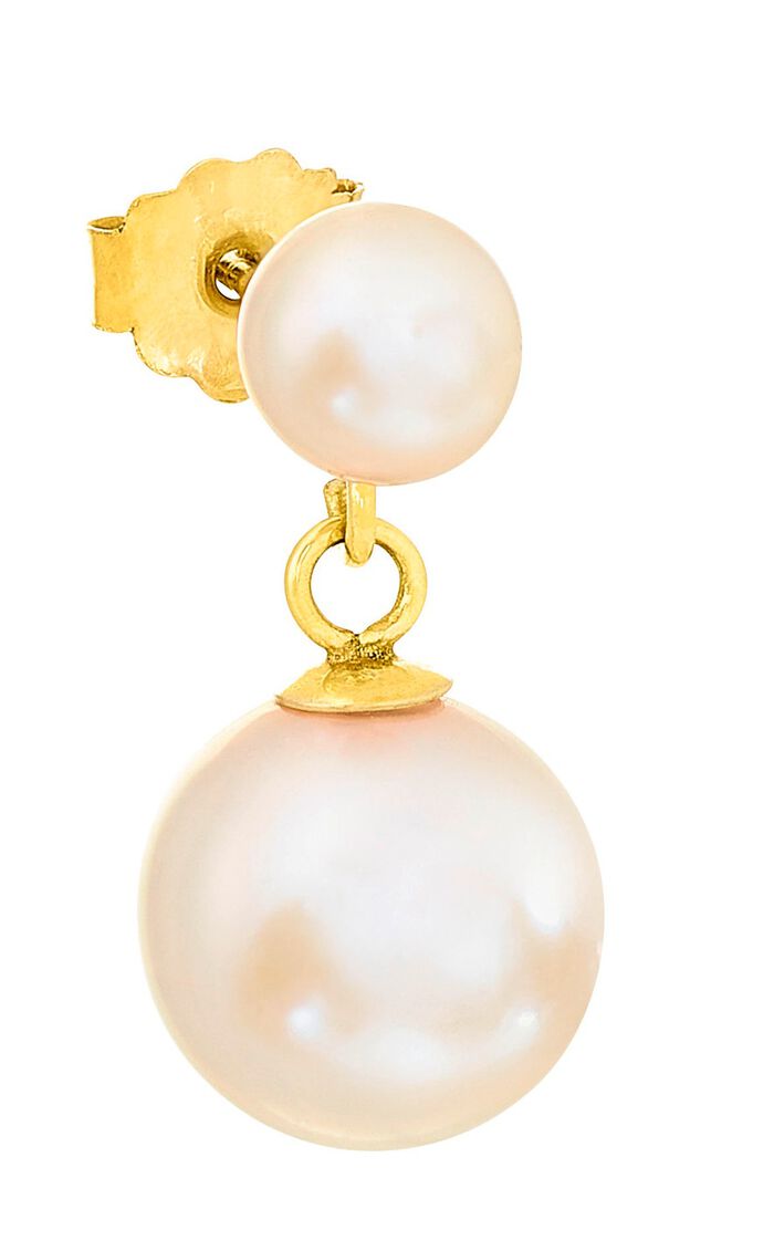 Oorknopjes met gekweekte zoetwaterparels 